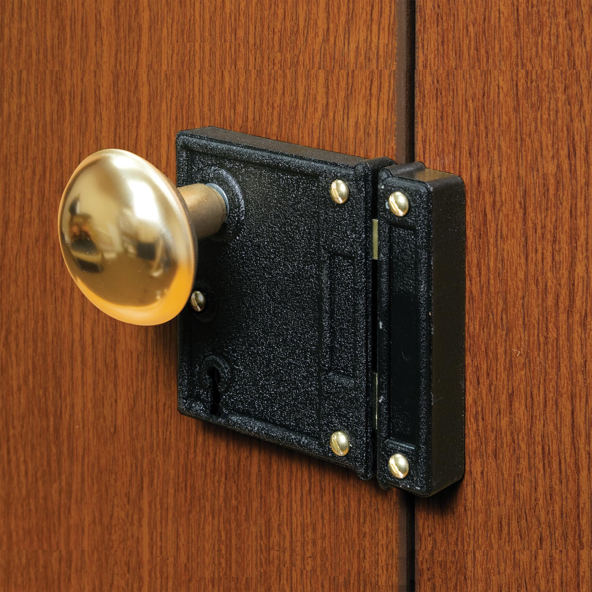Prime-Line E 2437 Vertical Trim Vintage Lock Set – Cast Steel